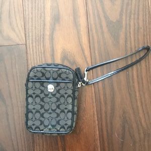 Coach Black Wrist Bag